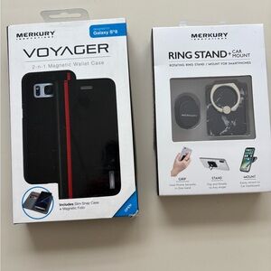 Phone case and ring stand combo set
